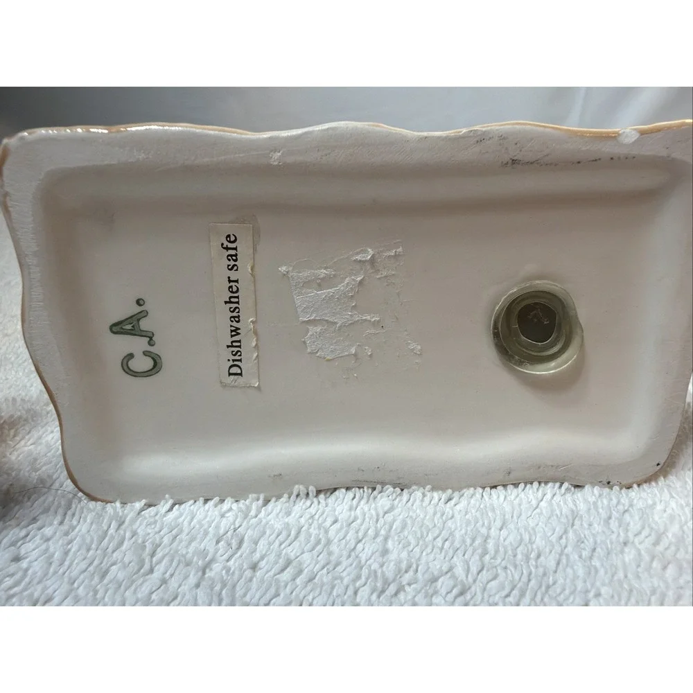 Clay Art C.A. Adirondack Beach Chairs Ceramic Salt and Pepper Shakers Cottage